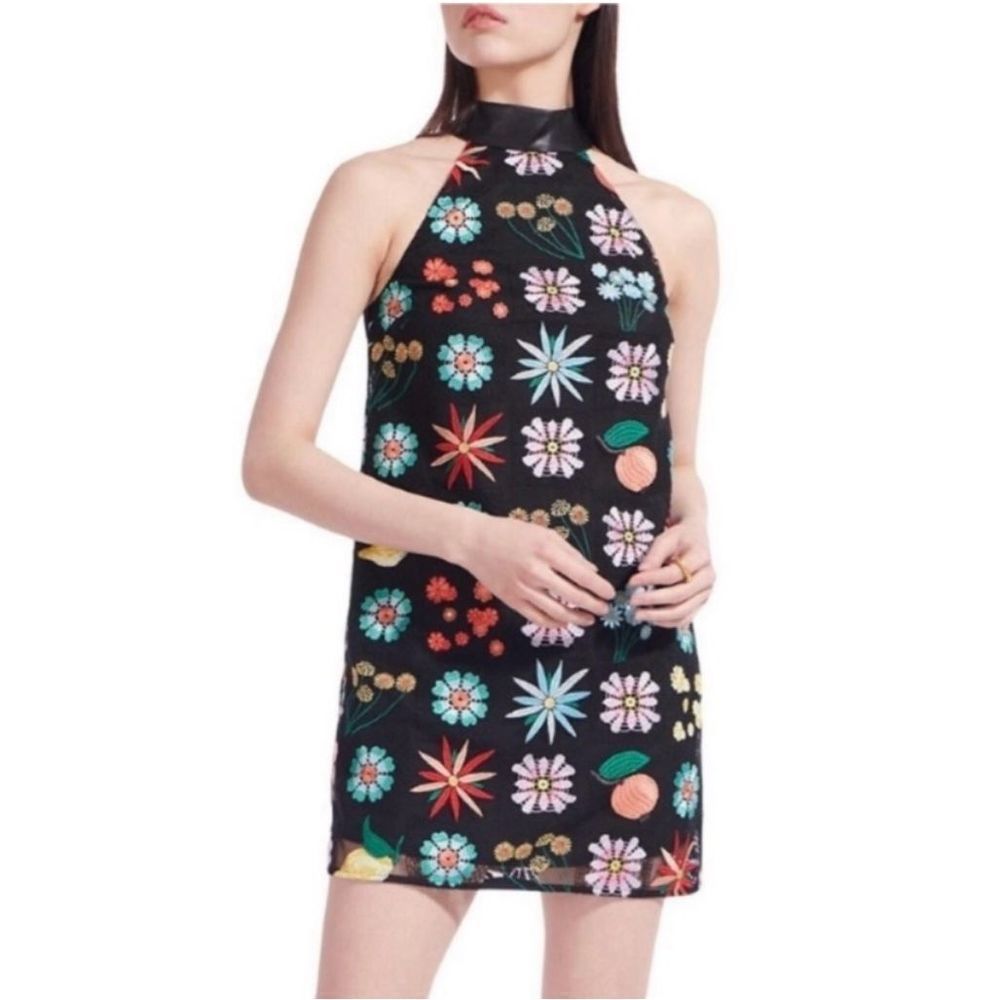 NWT Staud Sicily Georgette Shift Dress